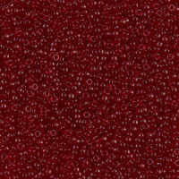 Miyuki rocailles Perlen 15/0 - Transparent dark ruby 15-141D